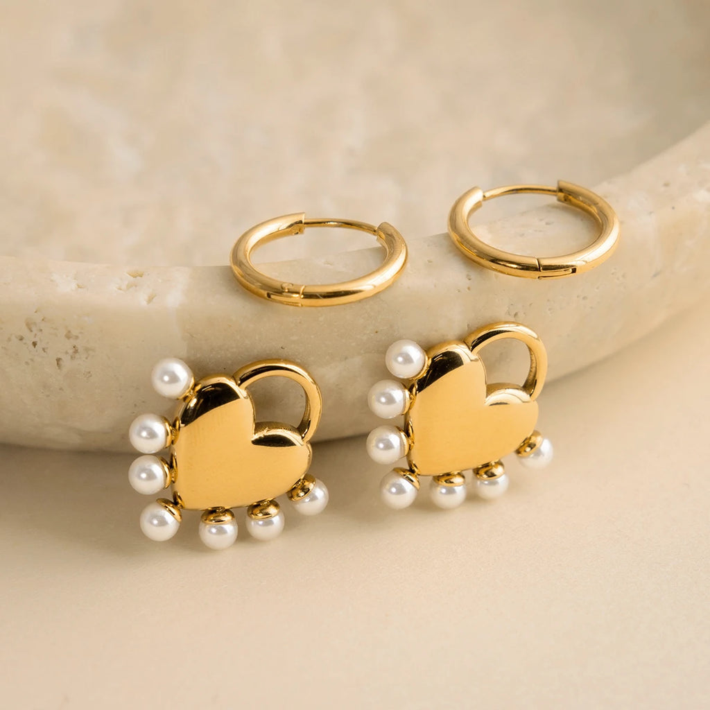 Cupid Heart Earrings